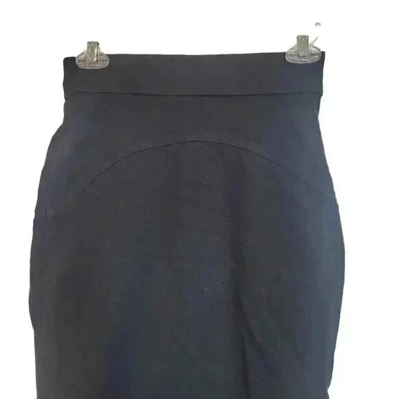 Diane Von Furstenberg Women's Black Viscose/Poly/Spandex Knit Marta Pencil Knee - Picture 3 of 6